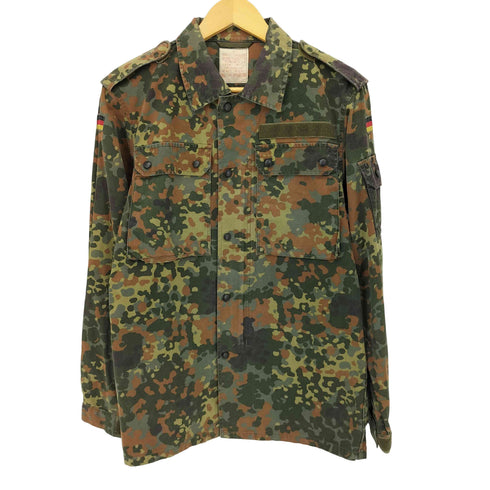 ジャーマンアーミー GERMAN ARMY ドイツ軍 迷彩 エポレット付きミリタリージャケット メンズ