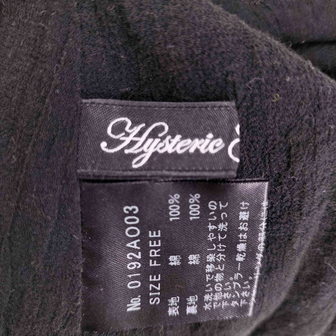 ヒステリックグラマー HYSTERIC GLAMOUR ファックベア コットン ノースリーブ ワンピース レディース FREE