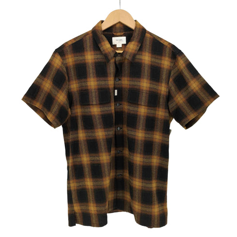 クライミー THE CRIMIE オンブレチェック ループカラー フラップポケット S/S シャツ メンズ JPN:L