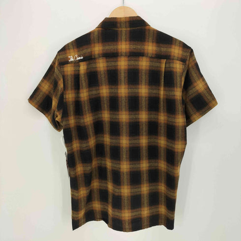 クライミー THE CRIMIE オンブレチェック ループカラー フラップポケット S/S シャツ メンズ JPN:L