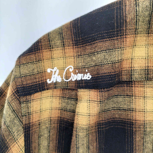 クライミー THE CRIMIE オンブレチェック ループカラー フラップポケット S/S シャツ メンズ JPN:L