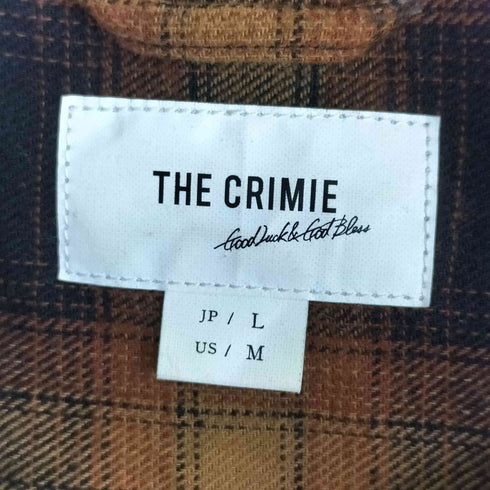 クライミー THE CRIMIE オンブレチェック ループカラー フラップポケット S/S シャツ メンズ JPN:L