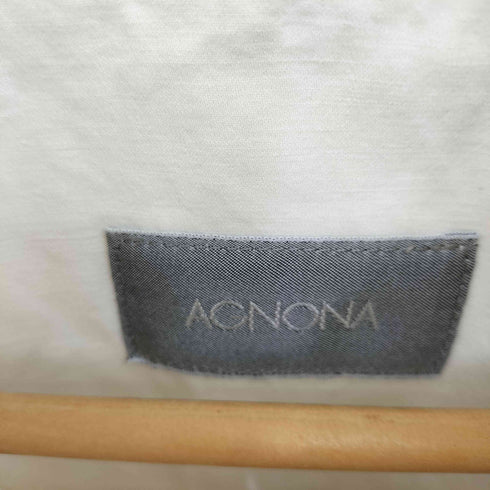 アニオナ AGNONA リネン100% スウィングトップブルゾン メンズ 48