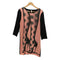 モスキーノチープアンドシック MOSCHINO CHEAP&CHIC イタリア製 レーヨン混 ドット L/S クロップド ワンピース レディース 42