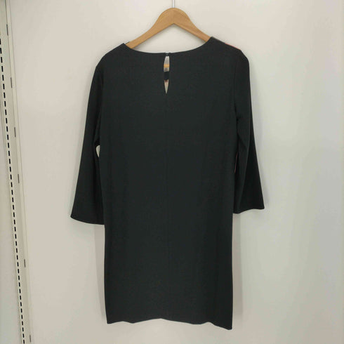 モスキーノチープアンドシック MOSCHINO CHEAP&CHIC イタリア製 レーヨン混 ドット L/S クロップド ワンピース レディース 42