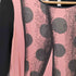 モスキーノチープアンドシック MOSCHINO CHEAP&CHIC イタリア製 レーヨン混 ドット L/S クロップド ワンピース レディース 42