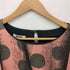 モスキーノチープアンドシック MOSCHINO CHEAP&CHIC イタリア製 レーヨン混 ドット L/S クロップド ワンピース レディース 42