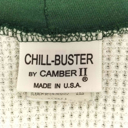 キャンバー CAMBER CHILL BUSTER USA製 裏地サーマル ジップパーカー 短丈 ボックス メンズ JPN:S