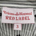 ヴィヴィアンウエストウッドレッドレーベル Vivienne Westwood RED LABEL オーブ 総柄 ストライプ リボン シャツ ブラウス レディース 3