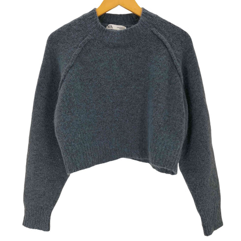 ザラ ZARA ラグランクロップドニット レディース JPN:M