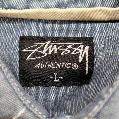 ステューシー Stussy 00S シャンブレーシャツ メンズ L