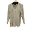 リクワイアメント REQUIREMENTS USA製 ノーカラー プリーツ L/S シャツ レディース import:M