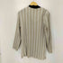 リクワイアメント REQUIREMENTS USA製 ノーカラー プリーツ L/S シャツ レディース import:M