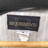 リクワイアメント REQUIREMENTS USA製 ノーカラー プリーツ L/S シャツ レディース import:M