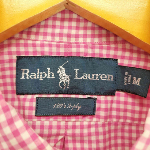 ラルフローレン RALPH LAUREN ギンガムチェックシャツ メンズ M