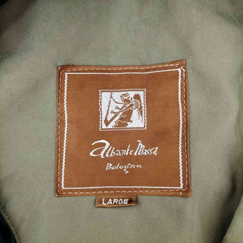 Albante Massa Bologna 総柄キルティング裏地 ステンカラーコート メンズ import:L