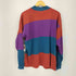 ダックヘッド Duck Head 90S UAS製 フロント刺繍 マルチカラー ボーダー L/S Tシャツ メンズ import:XL