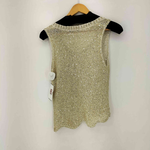 ザラ ZARA RHINESTONE TANK TOP レディース import:S