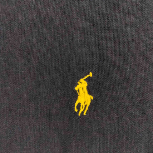 ラルフローレン RALPH LAUREN CUSTOM FIT リネンシャツ メンズ M