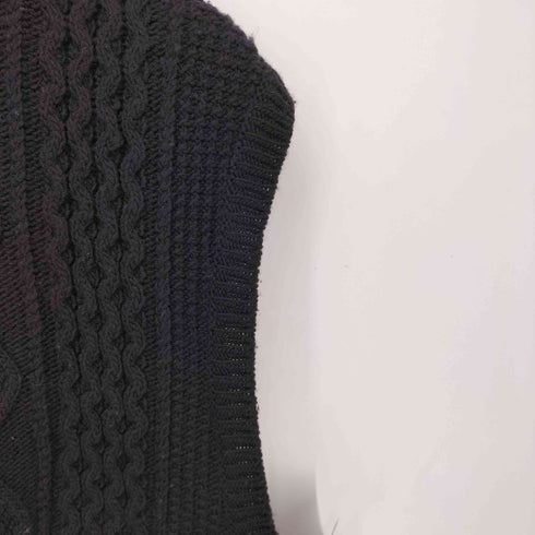 シュタイン stein 21AW Overlaped Cable Knit Vest メンズ JPN:S