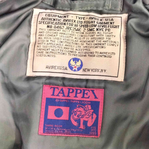 アヴィレックス AVIREX TAPPEI STONE WASH&EMB MA-1 メンズ JPN:L