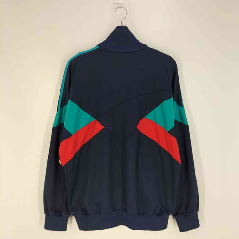 アディダスオリジナルス adidas Originals 80-90s 万国旗タグ トレフォイルロゴ刺繍 ハイネック トラックジャケット メンズ XXL