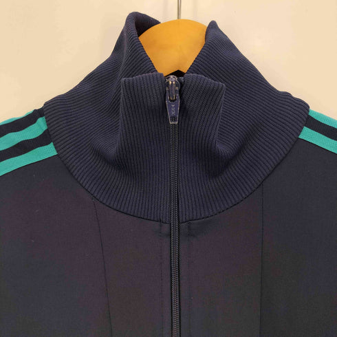 アディダスオリジナルス adidas Originals 80-90s 万国旗タグ トレフォイルロゴ刺繍 ハイネック トラックジャケット メンズ XXL