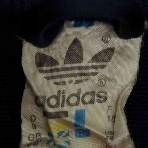 アディダスオリジナルス adidas Originals 80-90s 万国旗タグ トレフォイルロゴ刺繍 ハイネック トラックジャケット メンズ XXL