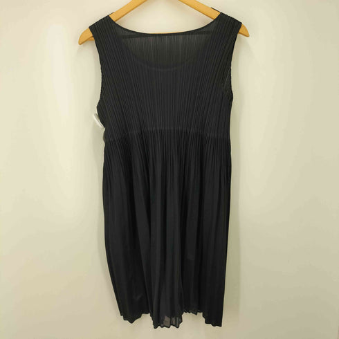 プリーツプリーズイッセイミヤケ PLEATS PLEASE ISSEY MIYAKE 20AW ノースリーブ プリーツ チュニック ワンピース レディース JPN:3