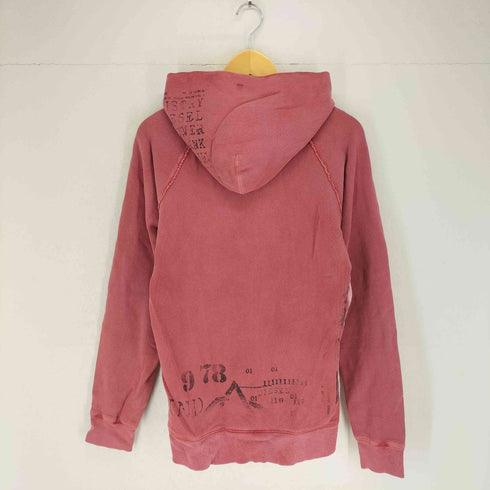 ディーゼル DIESEL 90~00S 製品染 カットオフデザインジップアップパーカー メンズ M