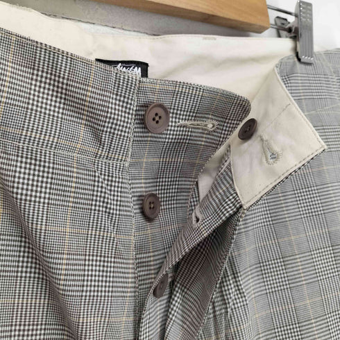 ステューシー Stussy チェック柄パンツ メンズ 34