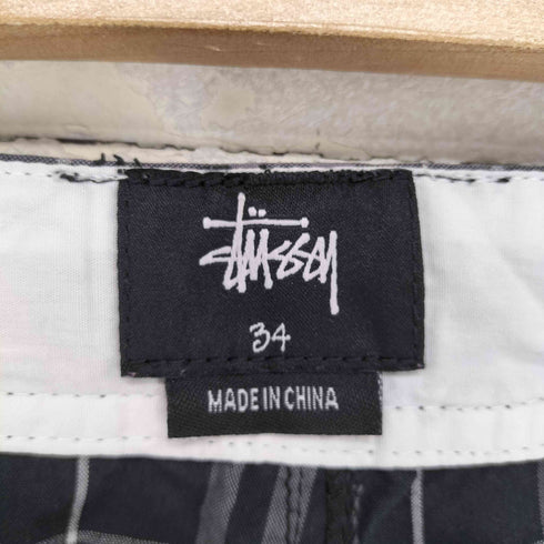 ステューシー Stussy チェック柄パンツ メンズ 34