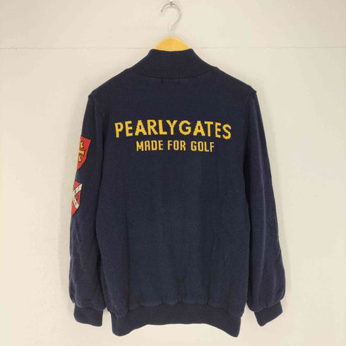 パーリーゲイツ PEARLY GATES ロゴデザインニットジップアップブルゾン メンズ 5