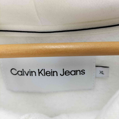 カルバンクラインジーンズ Calvin Klein Jeans MONOGRAM HOODIE ロゴ プリント 刺繍 モノグラム プルオーバーフーディー メンズ import:XL