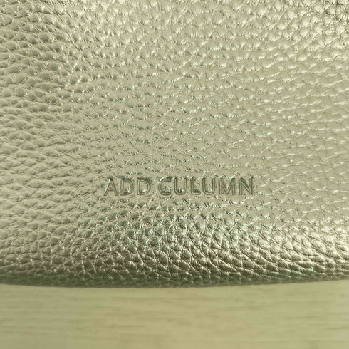 アドカラム ADD CULUMN フェイクレザー 巾着 2WAYショルダーハンドバッグ レディース