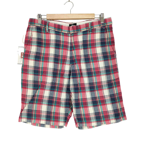 ステューシー Stussy チェック柄コットンショートパンツ メンズ 32