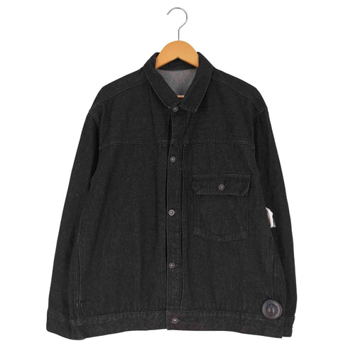 アダムエロペ Adam et Rope コットンUSA ビックシルエット デニムジャケット メンズ JPN:L