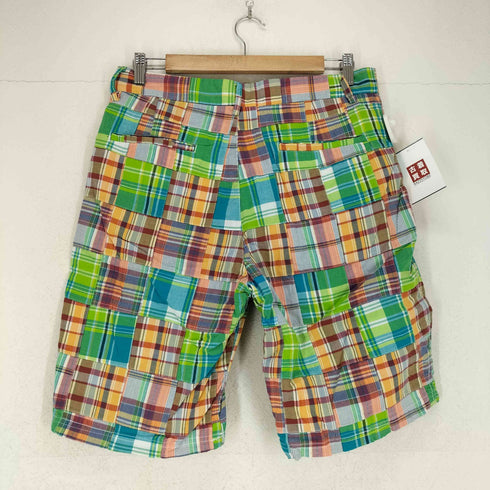 ステューシー Stussy チェックパッチワークショートパンツ メンズ 32