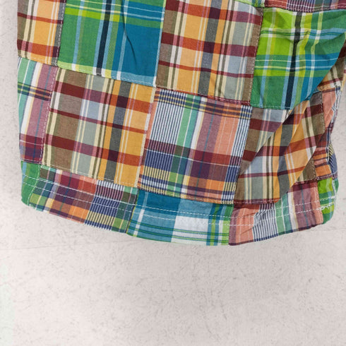 ステューシー Stussy チェックパッチワークショートパンツ メンズ 32