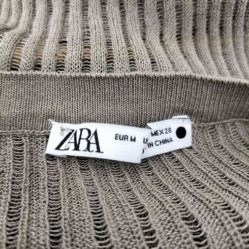 ザラ ZARA シアーニット レディース US M