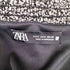 ザラ ZARA VESTIDO ESTAMPADO ANIMAL - Negro / Blanco レディース US S
