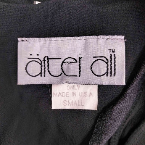 after all MADE IN USA フロントレースアップ レーヨン ワンピース レディース