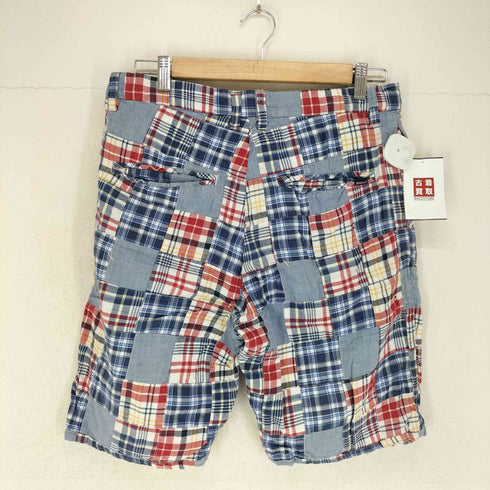 ステューシー Stussy チェックパッチワークショートパンツ メンズ 32