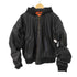 ザラ ZARA LEATHER EFFECT JACKET WITH HOOD フェイクレザーフーデットジャケット メンズ import:L