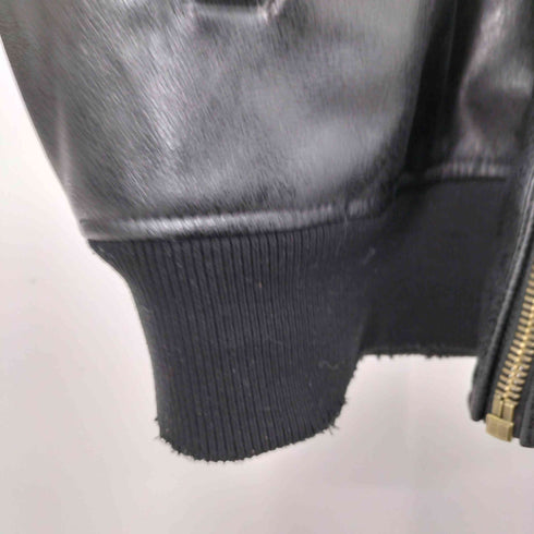ザラ ZARA LEATHER EFFECT JACKET WITH HOOD フェイクレザーフーデットジャケット メンズ import:L
