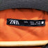ザラ ZARA LEATHER EFFECT JACKET WITH HOOD フェイクレザーフーデットジャケット メンズ import:L
