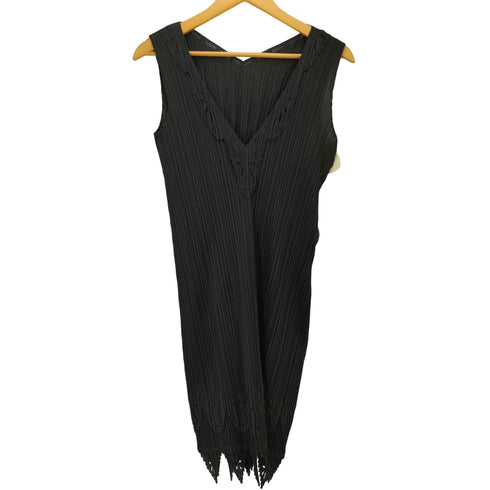 プリーツプリーズイッセイミヤケ PLEATS PLEASE ISSEY MIYAKE 11AW カッティングプリーツ ノースリーブ プリーツ ワンピース レディース JPN:4