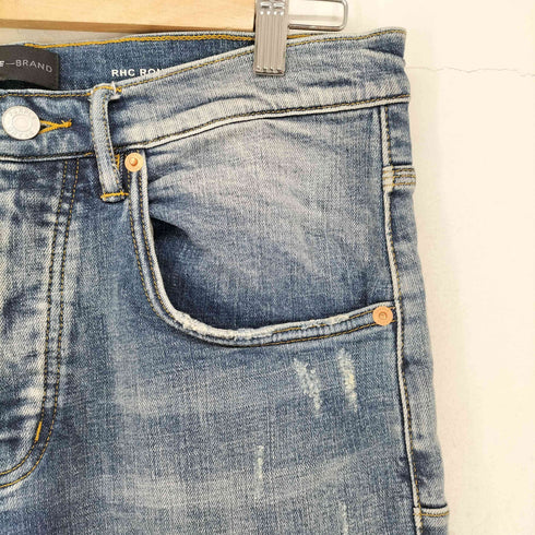 アールエイチシーロンハーマン RHC Ron Herman PURPLE BRAND ダメージ加工デニムパンツ メンズ 32