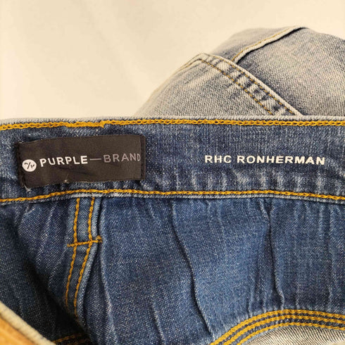 アールエイチシーロンハーマン RHC Ron Herman PURPLE BRAND ダメージ加工デニムパンツ メンズ 32