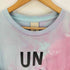 HERMAN HOMME USA製 タイダイ UN FOLLOW プリント ロングスリーブTシャツ メンズ import:M